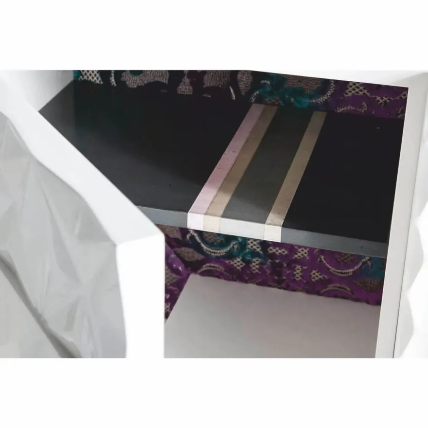 Casa Padrino Luxus Designer Waschbecken Hängeschrank Hochglanz Weiß 170 cm