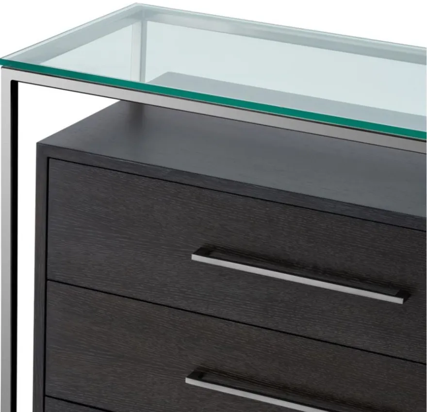 Casa Padrino Luxus Designer Wohnzimmerschrank 180 x 45 x H. 86 cm - Hotel Kollektion