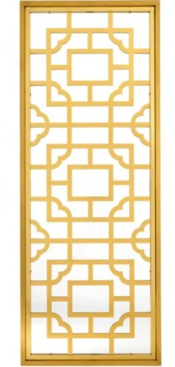 Casa Padrino Luxus Designer Wandspiegel Gold 220 x 85 cm aus der Luxury Hotel Collection