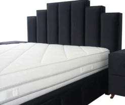 Casa Padrino Luxus Doppelbett Lila / Braun - Verschiedene Größen - Modernes Bett mit Matratze - Schlafzimmer Möbel