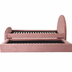 Casa Padrino Luxus Doppelbett Rosa 120 x 200 cm - Schlafzimmer Möbel