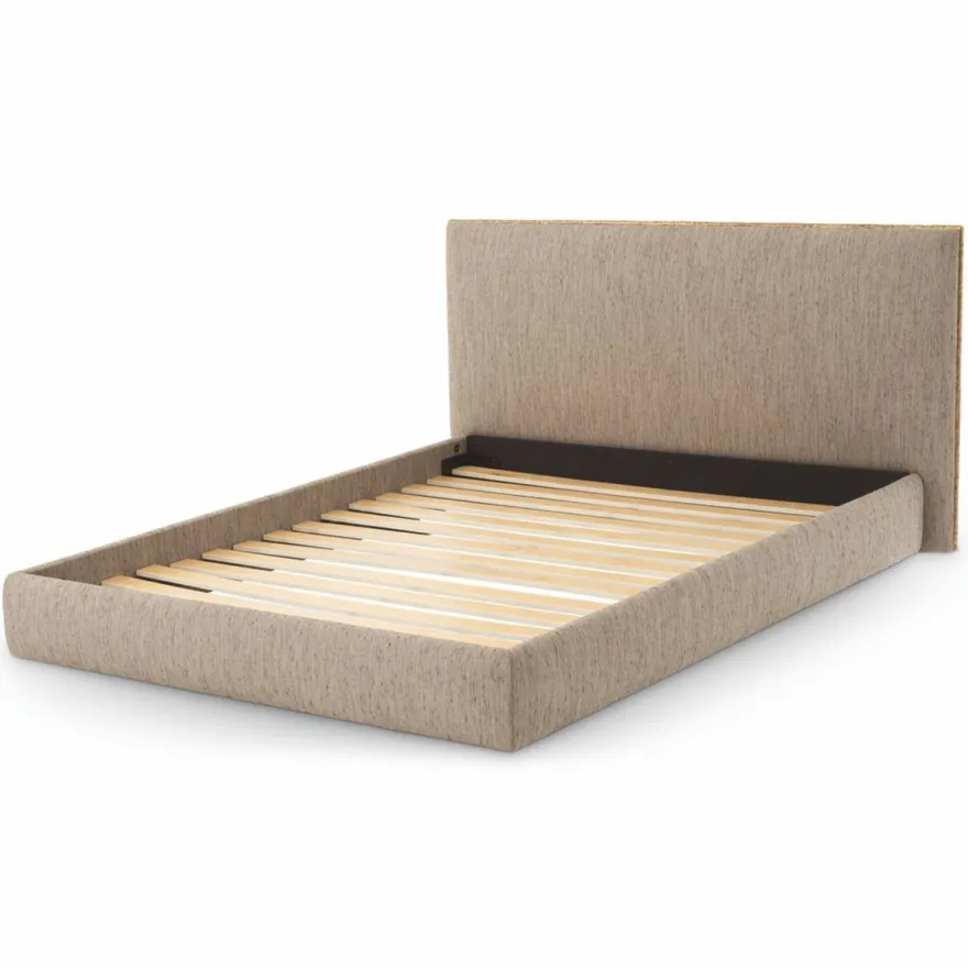 Casa Padrino Luxus Doppelbett Beige / Antik Gold 160 x 200 cm - Schlafzimmer Möbel
