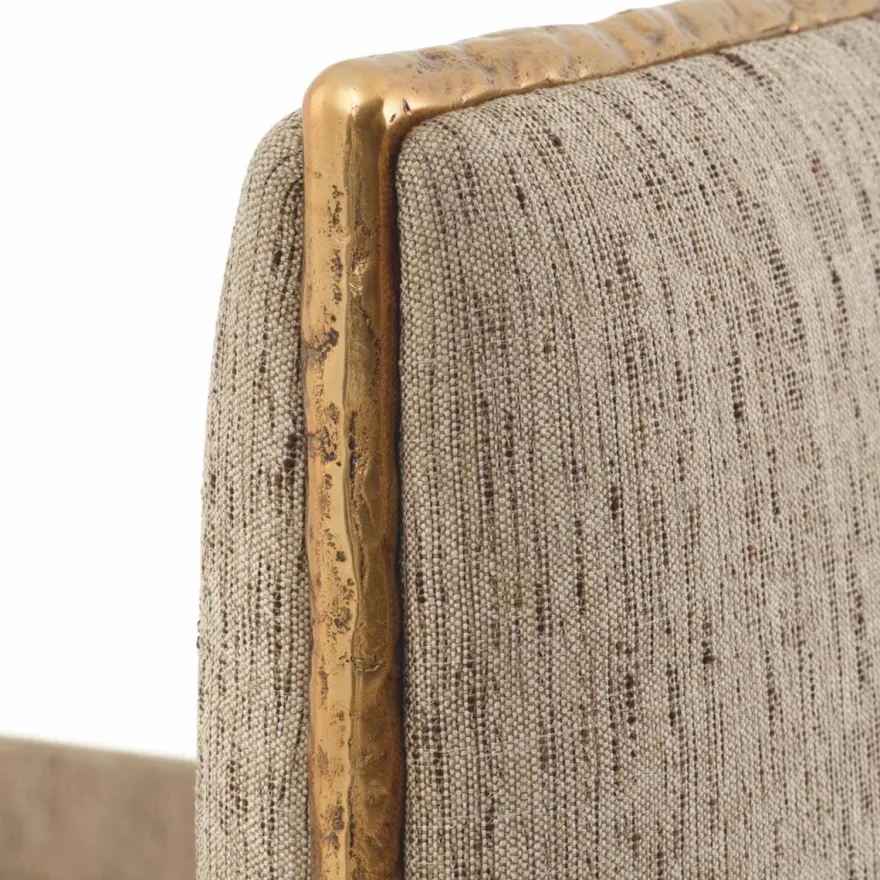 Casa Padrino Luxus Doppelbett Beige / Antik Gold 160 x 200 cm - Schlafzimmer Möbel
