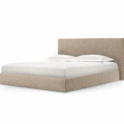 Casa Padrino Luxus Doppelbett Beige / Antik Gold 160 x 200 cm - Schlafzimmer Möbel
