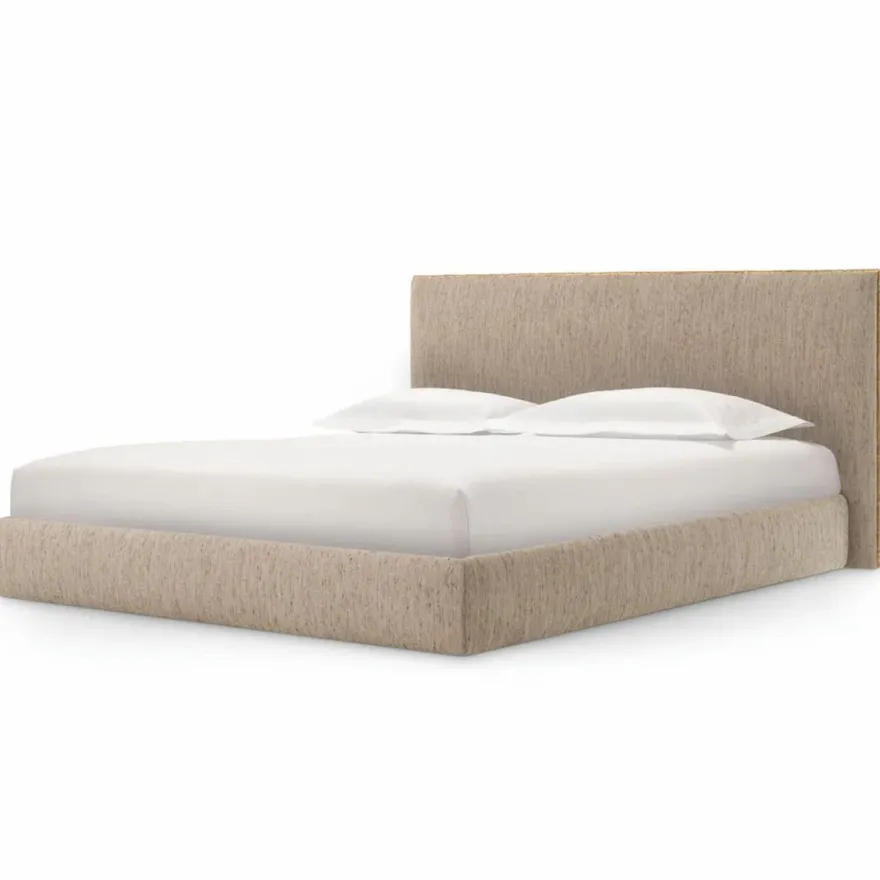 Casa Padrino Luxus Doppelbett Beige / Antik Gold 160 x 200 cm - Schlafzimmer Möbel