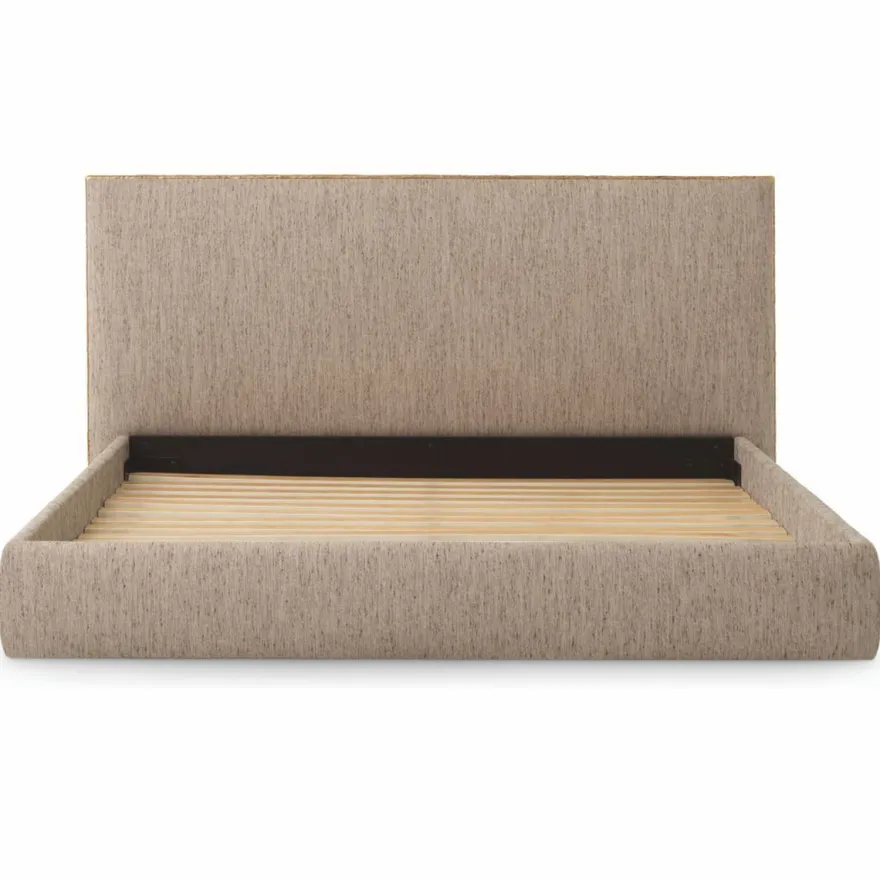 Casa Padrino Luxus Doppelbett Beige / Antik Gold 160 x 200 cm - Schlafzimmer Möbel
