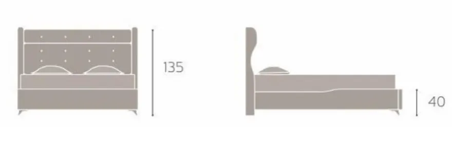 Casa Padrino Luxus Doppelbett Bordeauxrot / Weiß - Modernes Massivholz Bett - Moderne Schlafzimmer & Hotel Möbel - Luxus Kollektion