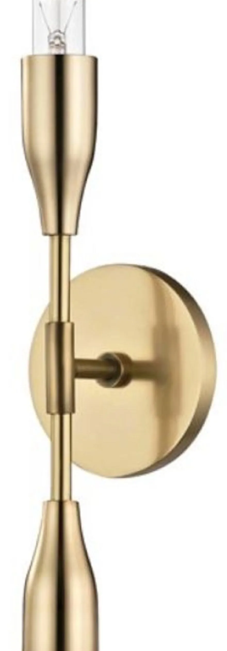 Casa Padrino Luxus Doppel Wandleuchte Antik Messing 12,1 x 8,9 x H. 76,2 cm - Luxus Kollektion