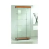 Casa Padrino Luxus Dreh-Ladenvitrine 77 x 40 cm H. 187 cm mit LED mit Drehböden - Ladeneinrichtung - Boutique Möbel - Made in Italy