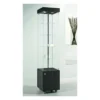 Casa Padrino Luxus Dreh-Ladenvitrine 40 x 40 cm H. 187 cm mit LED mit Unterschrank mit Drehböden - Ladeneinrichtung - Boutique Möbel - Made in Italy