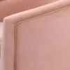 Casa Padrino Luxus Drehsessel Rosa / Mattgold 85 x 76 x H. 76 cm - Wohnzimmer Sessel - Wohnzimmermöbel