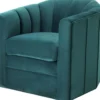 Casa Padrino Luxus Drehsessel Meergrün 84 x 85 x H. 77 cm - Wohnzimmer Sessel