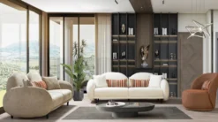 Casa Padrino Luxus Drehsessel Braun 75 x 90 x H. 85 cm - Wohnzimmer Sessel - Hotel Sessel - Wohnzimmer Möbel - Hotel Möbel - Luxus Möbel