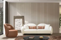 Casa Padrino Luxus Drehsessel Braun 75 x 90 x H. 85 cm - Wohnzimmer Sessel - Hotel Sessel - Wohnzimmer Möbel - Hotel Möbel - Luxus Möbel