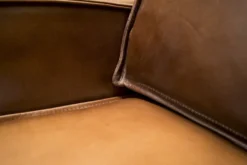 Casa Padrino Luxus Echtleder Wohnzimmer Set - Verschiedene Farben - 2 Sofas & 2 Sessel - Wohnzimmer Leder Möbel - Luxus Qualität