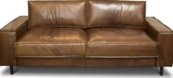 Casa Padrino Luxus Echtleder Wohnzimmer Set - Verschiedene Farben - 2 Sofas & 2 Sessel - Wohnzimmer Leder Möbel - Luxus Qualität