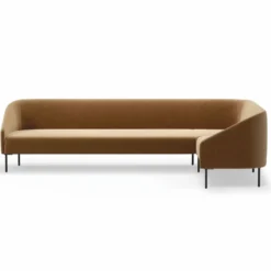 Casa Padrino Luxus Ecksofa Braun / Schwarz 300 x 200 cm - Wohnzimmer & Hotel Möbel