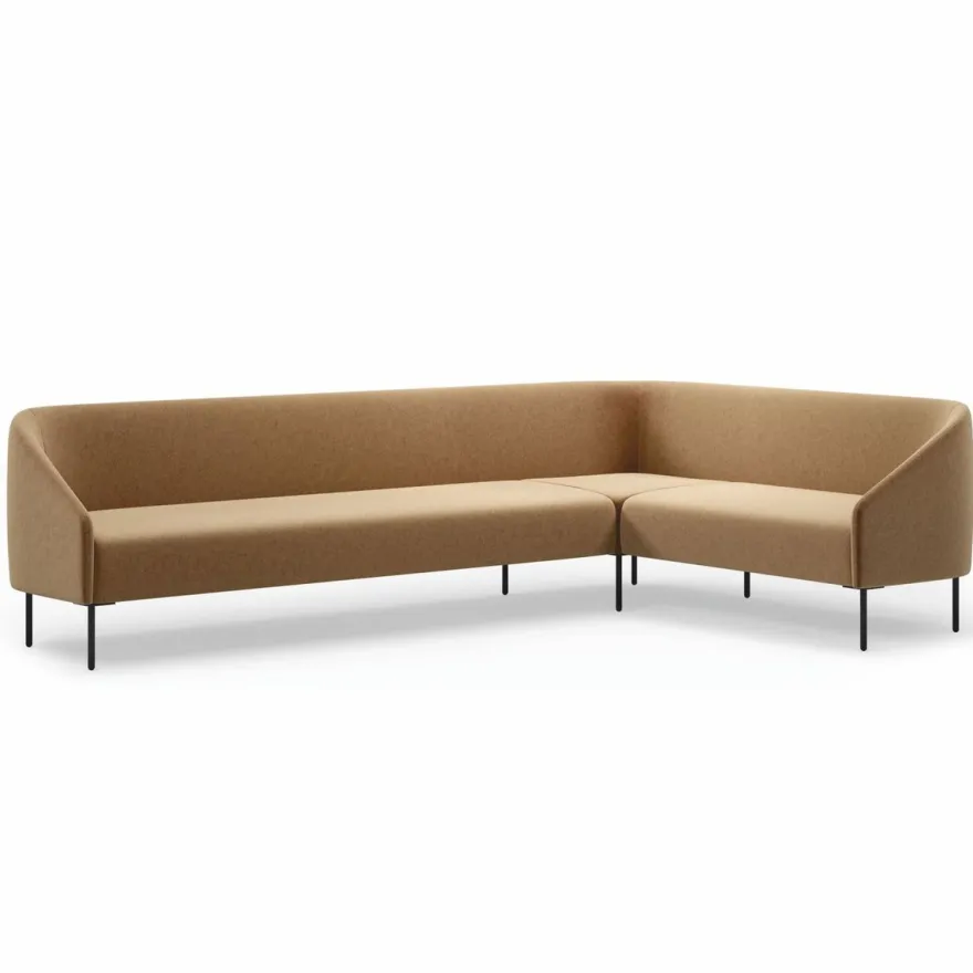 Casa Padrino Luxus Ecksofa Braun / Schwarz 300 x 200 cm - Wohnzimmer & Hotel Möbel