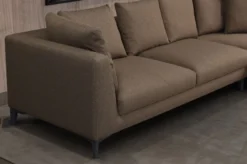 Casa Padrino Luxus Ecksofa Braun / Schwarz 313 x 178 x H. 73 cm - Wohnzimmer Sofa - Wohnzimmer Möbel - Luxus Möbel - Luxus Wohnzimmer Einrichtung