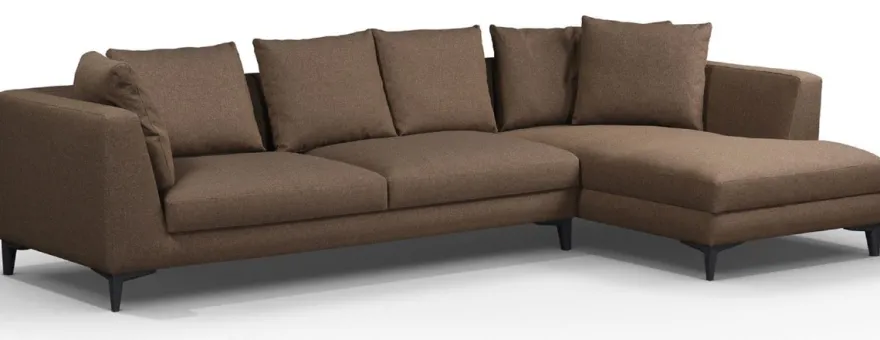Casa Padrino Luxus Ecksofa Braun / Schwarz 313 x 178 x H. 73 cm - Wohnzimmer Sofa - Wohnzimmer Möbel - Luxus Möbel - Luxus Wohnzimmer Einrichtung