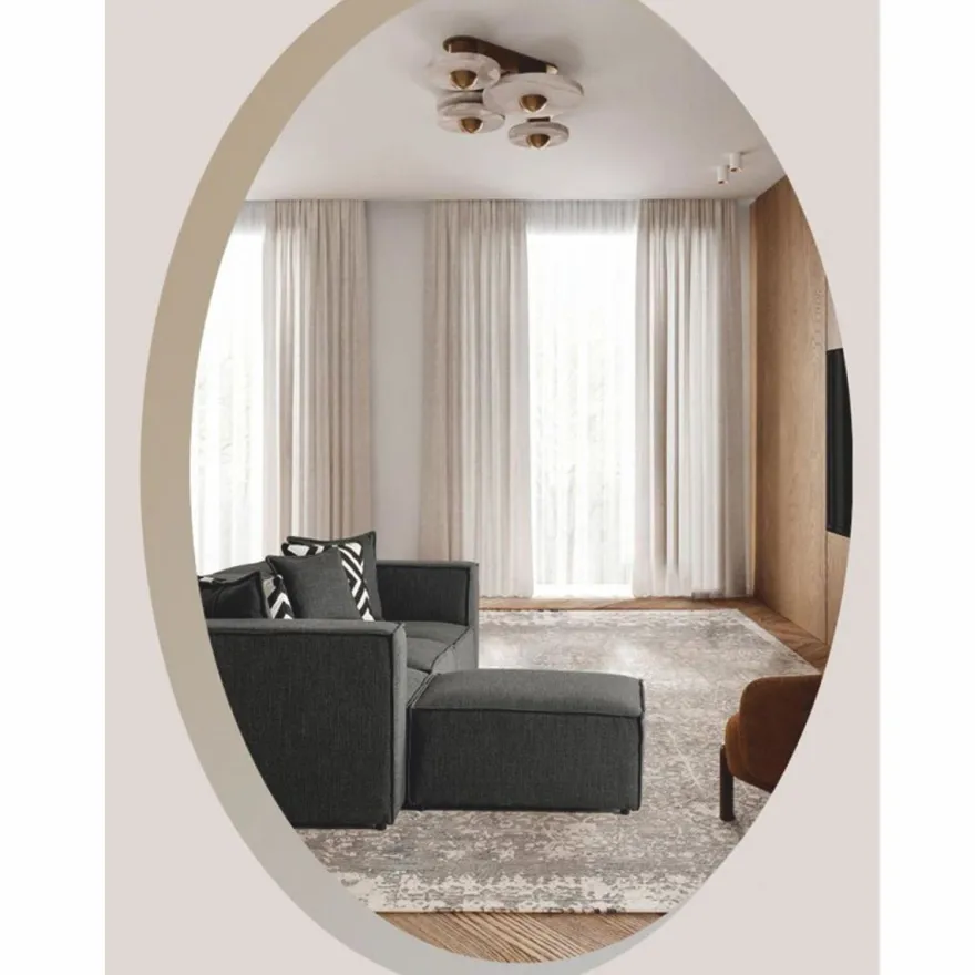 Casa Padrino Luxus Ecksofa Grau / Schwarz 315 cm - Wohnzimmer & Hotel Möbel