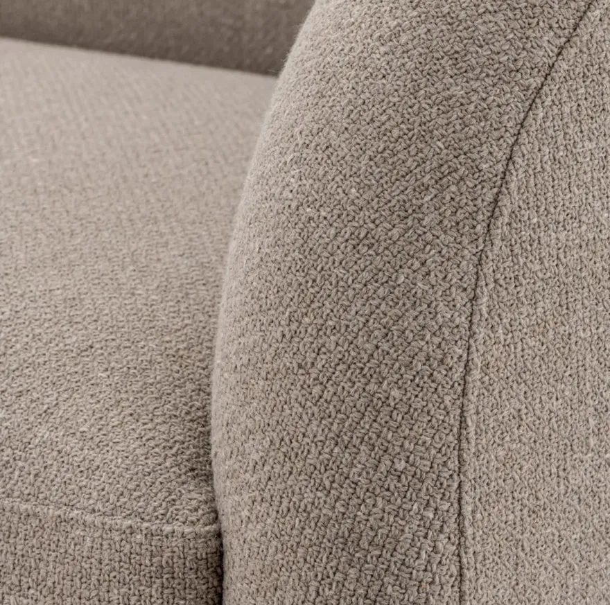 Casa Padrino Luxus Ecksofa Greige / Schwarz 320 x 190 x H. 82 cm - Wohnzimmer Sofa - Wohnzimmer Möbel - Luxus Möbel - Luxus Einrichtung - Luxus Qualität