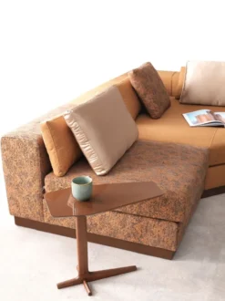 Casa Padrino Luxus Ecksofa Hellbraun / Braun / Dunkelbraun 450 x 225 x H. 73 cm - Wohnzimmer Sofa - Wohnzimmer Möbel - Luxus Möbel - Luxus Wohnzimmer Einrichtung