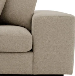 Casa Padrino Luxus Ecksofa mit Kissen Grau / Schwarz 380 x 200 x H. 90 cm - Wohnzimmer Sofa - Hotel Sofa - Wohnzimmer Möbel - Hotel Möbel - Luxus Möbel - Luxus Qualität