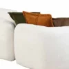 Casa Padrino Luxus Ecksofa Weiß 300 x 200 x H. 75 cm - Wohnzimmer Sofa - Wohnzimmer Möbel - Luxus Möbel - Luxus Einrichtung