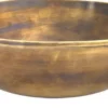Casa Padrino Luxus Edelstahl Deko Schüssel mit 3 dekorativen Messing Elefantenköpfen Vintage Messingfarben Ø 32 x H. 11 cm - Edle Obstschale - Hotel & Restaurant Accessoires