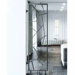 Casa Padrino Luxus Edelstahl Heizung Grau H. 180 cm - Luxus Heizkörper