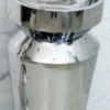 Casa Padrino Luxus Edelstahl Waschtisch Silber 40 x H. 86 cm - Silberne Badezimmer Möbel - Hotel & Restaurant Kollektion - Luxus Qualität