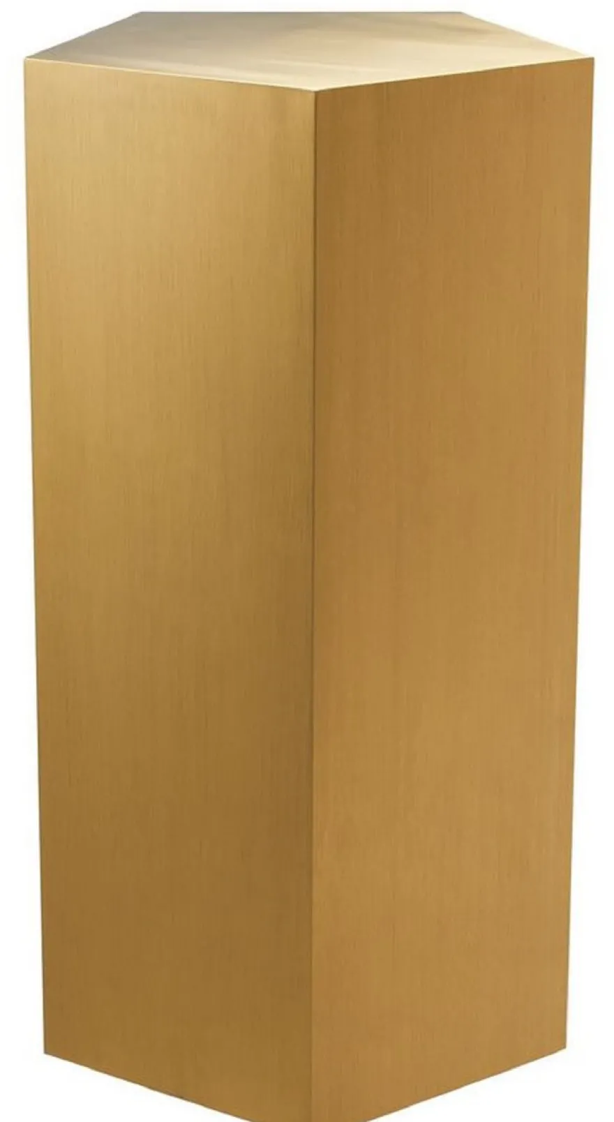 Casa Padrino Luxus Edelstahl Säule Kupferfarben 42 x 40 x H. 80 cm - Luxus Wohnzimmer Möbel