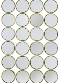 Casa Padrino Luxus Edelstahl Wandspiegel Gold 80 x H. 120 cm - Designer Spiegel - Luxus Kollektion