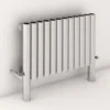 Casa Padrino Luxus Edelstahl Wandheizung Silber 77,5 cm - Luxus Wandheizkörper