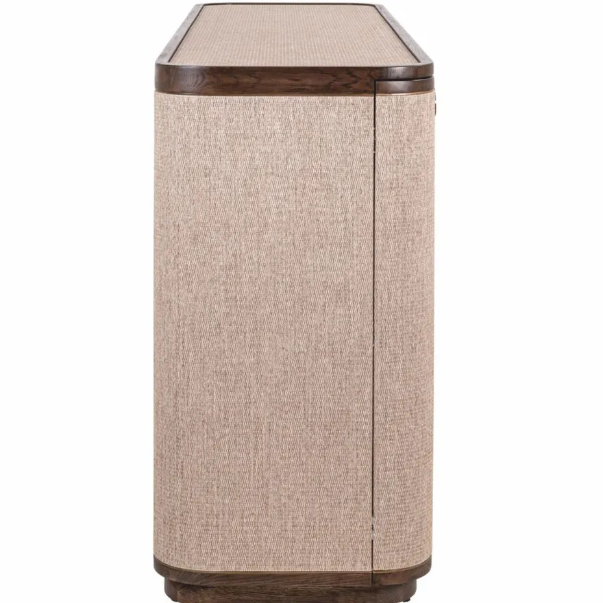 Casa Padrino Luxus Eichenholz Sideboard mit 4 Türen Braun 180 cm - Luxus Möbel