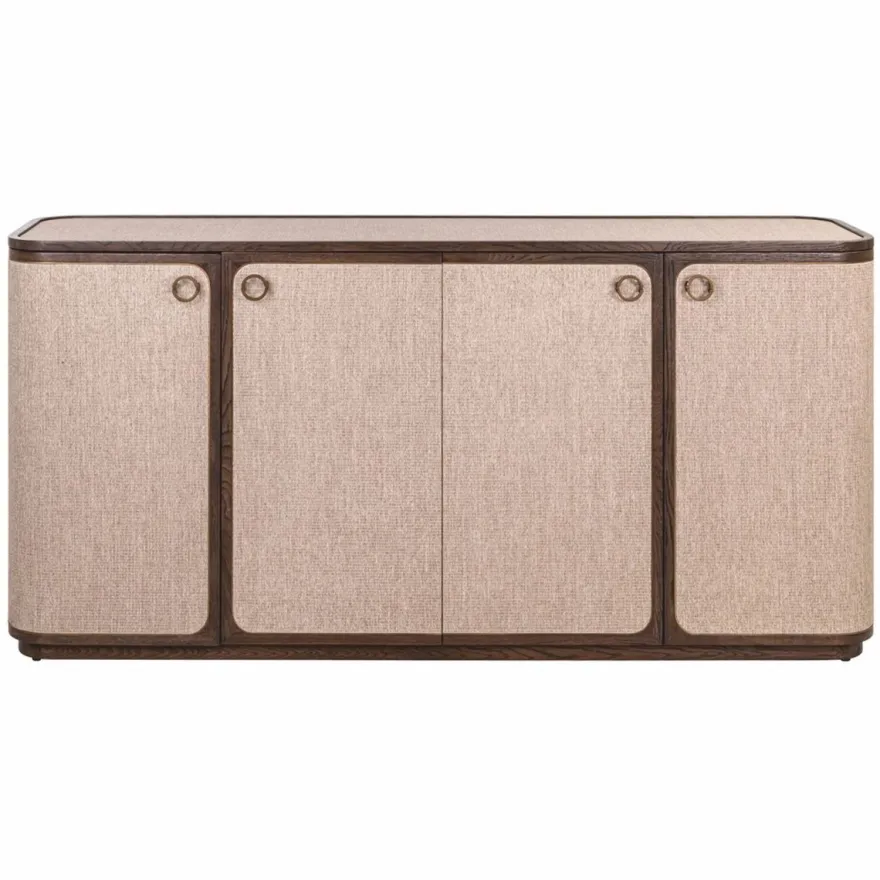 Casa Padrino Luxus Eichenholz Sideboard mit 4 Türen Braun 180 cm - Luxus Möbel