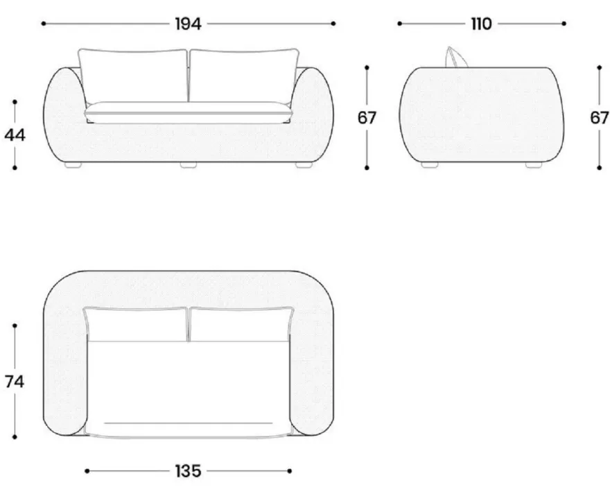 Casa Padrino Luxus 2er Gartensofa Naturfarben / Grün 194 cm