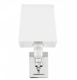 Casa Padrino Luxus 1er Wandleuchte Nickel - Luxus Qualität