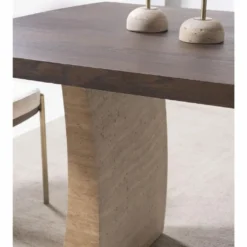 Casa Padrino Luxus Esstisch Braun / Beige 208 cm - Hotel & Esszimmer Möbel