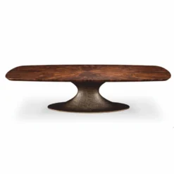 Casa Padrino Luxus Esstisch Braun / Antik Gelbgold 310 cm - Esszimmmer Möbel