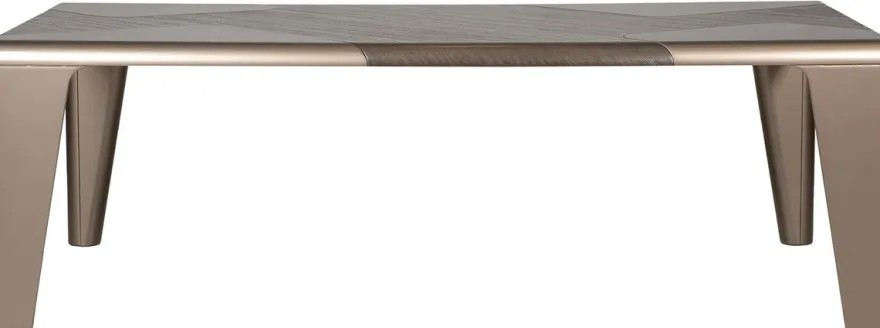 Casa Padrino Luxus Esstisch Dunkelbraun / Bronze 235 x 110 x H. 77 cm - Rechteckiger Esszimmertisch - Esszimmer Möbel - Hotel Möbel - Luxus Möbel - Luxus Qualität