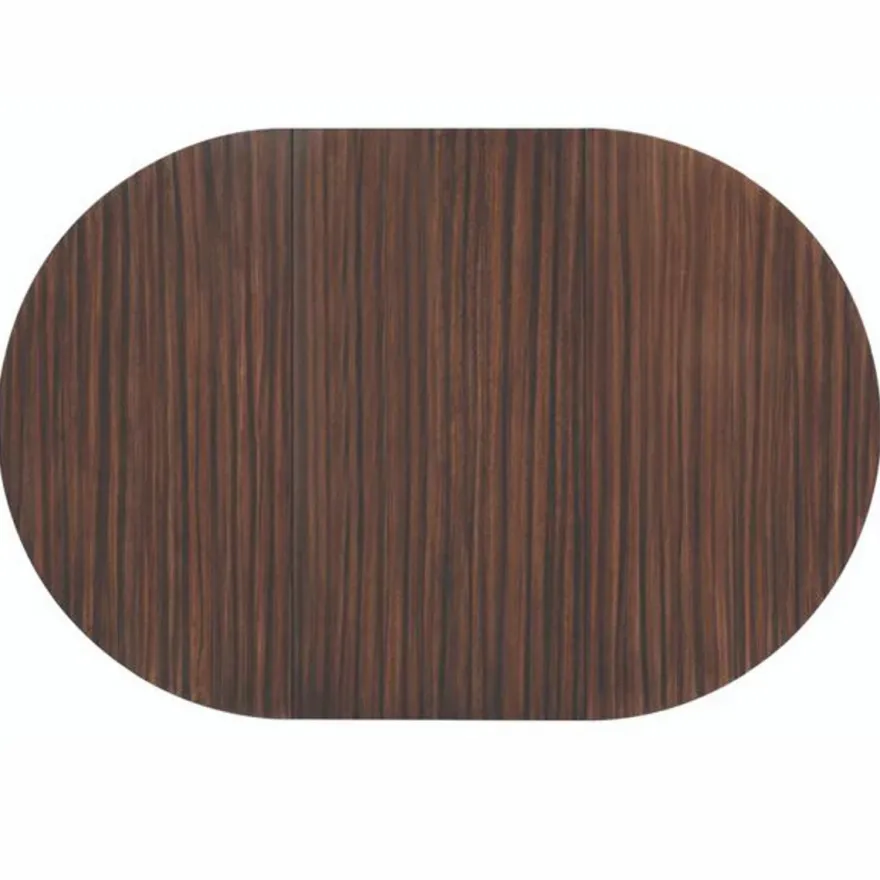 Casa Padrino Luxus Esstisch Dunkelbraun / Schwarz 122-182 cm - Ausziehbar