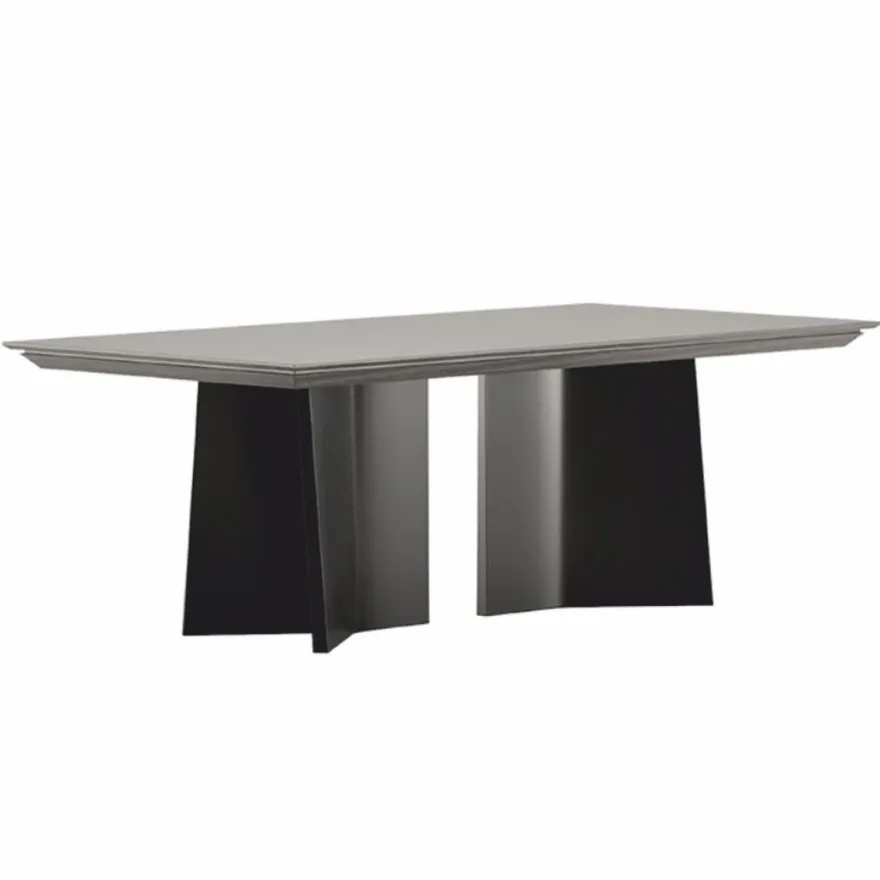 Casa Padrino Luxus Esstisch Dunkelbraun 220 cm - Hotel & Esszimmer Möbel