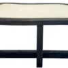Casa Padrino Luxus Esstisch Grau / Schwarz 220 x 100 x H. 76 cm - Massiver Küchentisch - Esszimmer Möbel - Küchen Möbel - Luxus Möbel