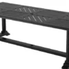 Casa Padrino Luxus Esstisch Mattschwarz 240 x 103 x H. 75 cm - Rechteckiger Küchentisch aus hochwertigen strapazierbarem Aluminium - Gartentisch