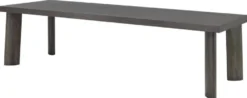 Casa Padrino Luxus Esstisch Mokkafarben 300 x 110 x H. 76 cm - Massivholz Küchentisch - Rechteckiger Esszimmertisch - Luxus Esszimmer Möbel