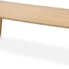Casa Padrino Luxus Esstisch Naturfarben 245 x 109,5 x H. 77 cm - Rechteckiger Massivholz Küchentisch - Esszimmer Möbel - Küchen Möbel - Luxus Möbel - Luxus Einrichtung