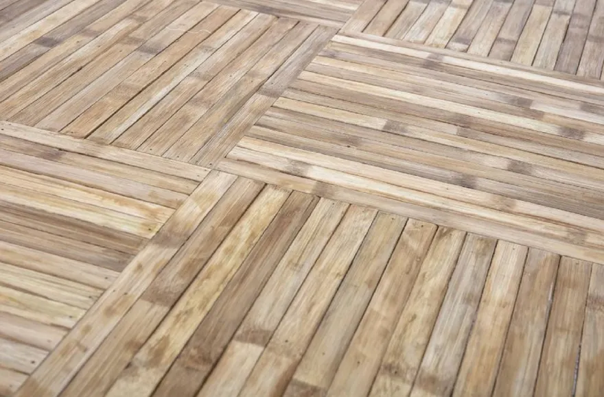 Casa Padrino Luxus Esstisch Naturfarben 200 x 100 x H. 74 cm - Rechteckiger Bambus Küchentisch - Esszimmer Möbel - Bambus Möbel - Luxus Möbel - Luxus Esszimmer Einrichtung