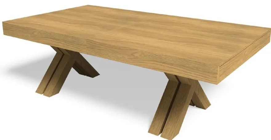 Casa Padrino Luxus Esstisch Naturfarben 200-604 x 110 x H. 77 cm - Ausziehbarer Massivholz Konferenztisch - Esszimmer Möbel - Büro Möbel - Massivholz Möbel - Luxus Möbel
